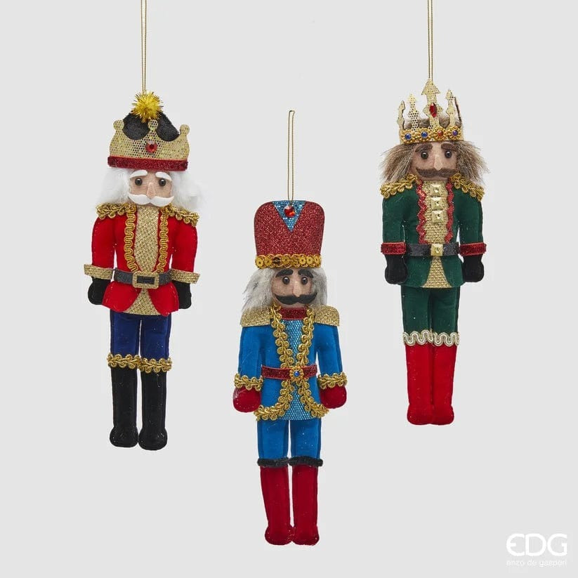 Designer figures for the Christmas tree - 3 kings made of fabric