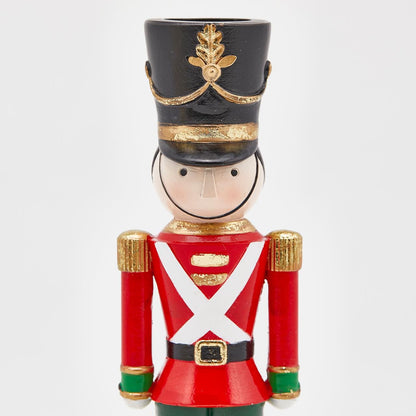 Candlestick for tall candles - Christmas soldier medium size