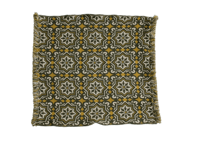 Jacquard cushion cover - Merinowool/Co - 19.5" x 19.5" - Made in Italy