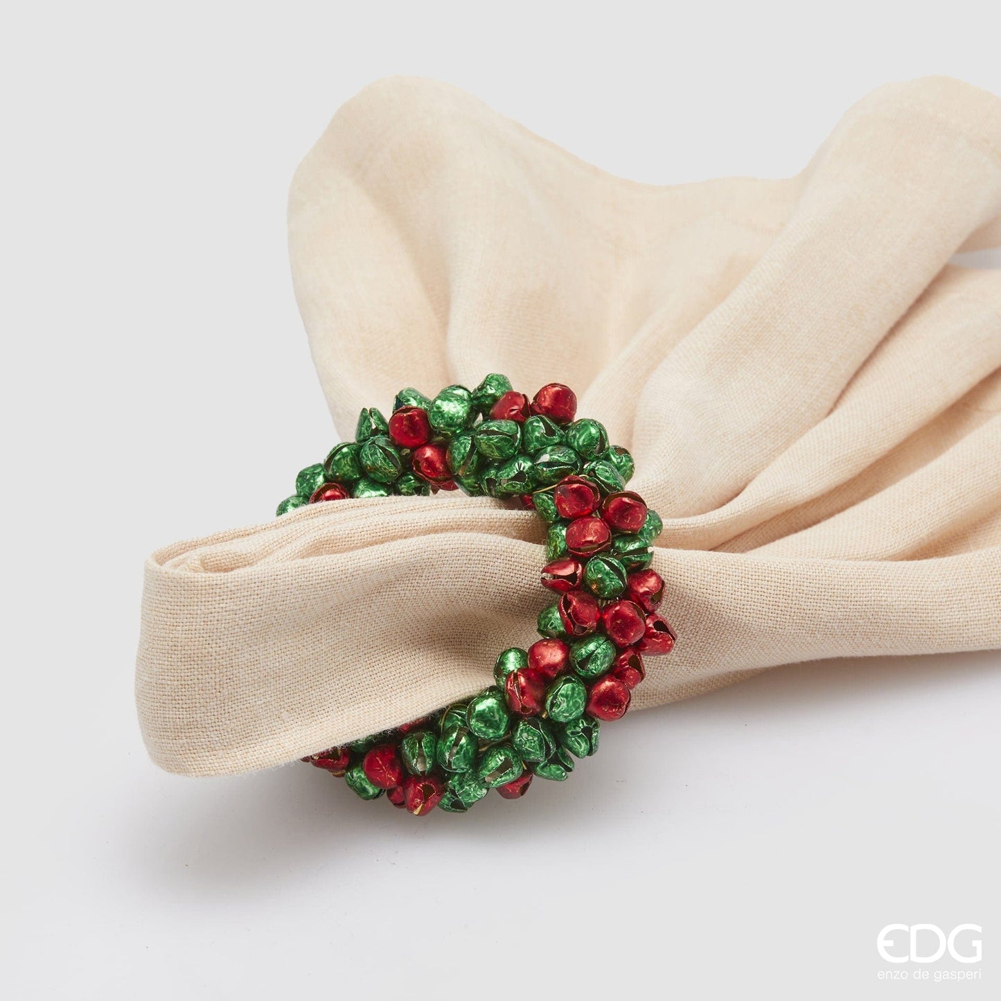 Set of 4 napkin rings decorated with colorful beads - 7 variants