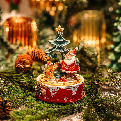 Designer toy carousel - decoration for Christmas - H 6.3" Ø 4.3"